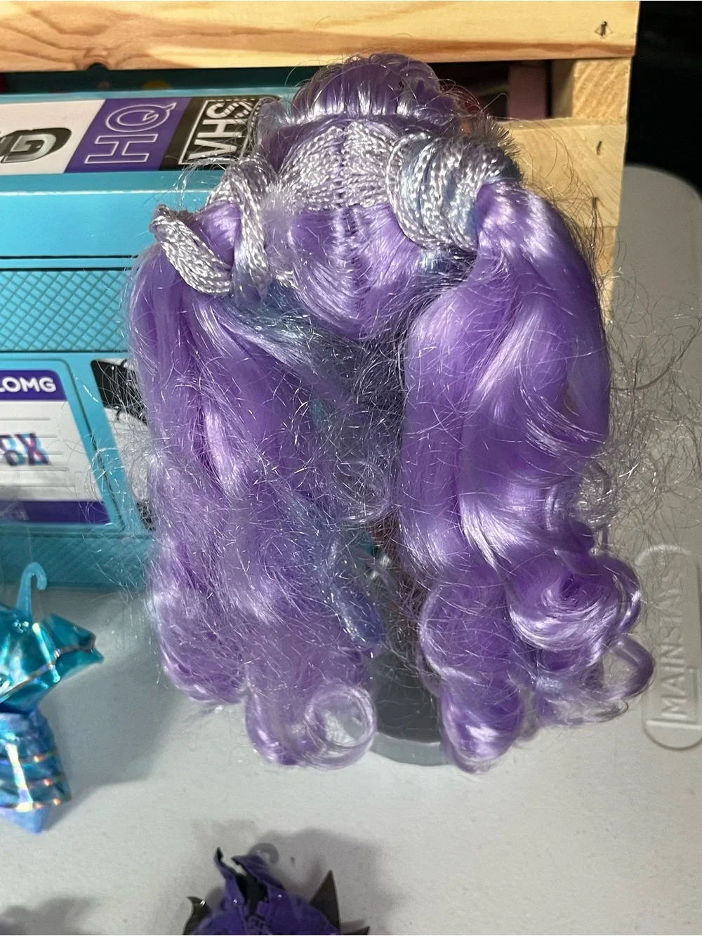 L.O.L. Surprise! Doll with Purple Hair & Silver Outfit and Purple Accessories
